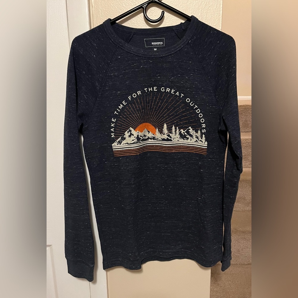 Sonoma Blue long sleeve shirt. Size medium